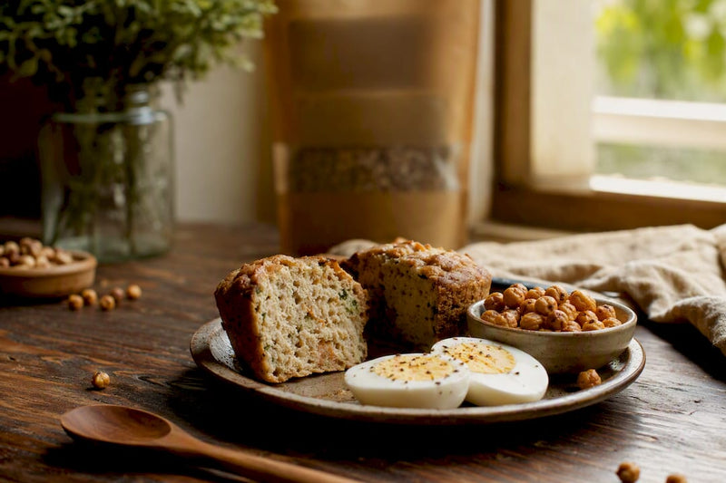 Variety of grab-and-go high protein snacks
